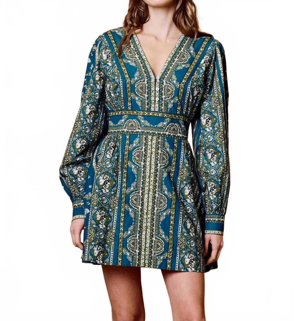NEW CLEOBELLA rosalind mini dress in fioren print
